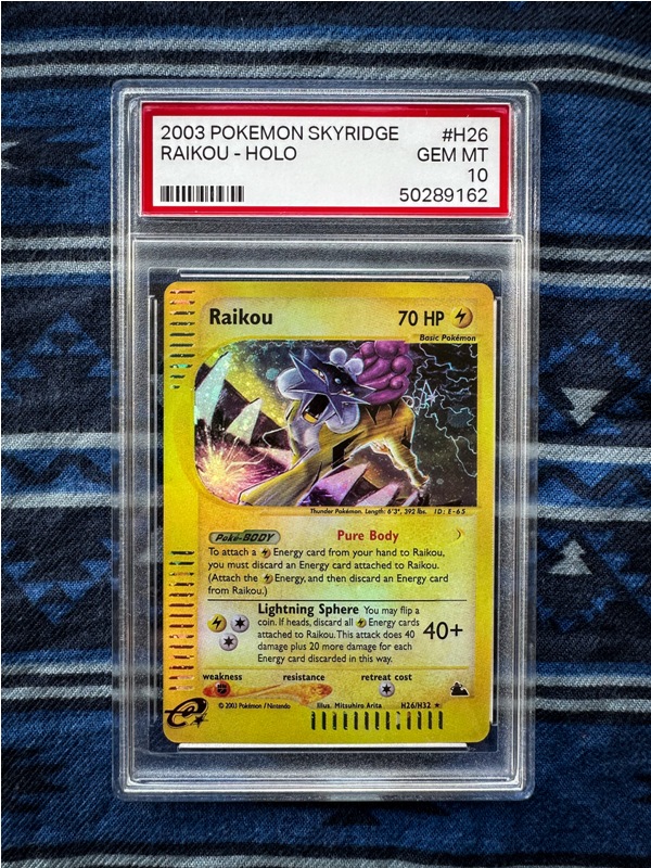 Raikou Skyridge Slabbed Graded Proxy